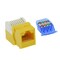 Bestlink Netware CAT5e Tool Less Keystone Jack- Yellow 101607YW - alternate 1